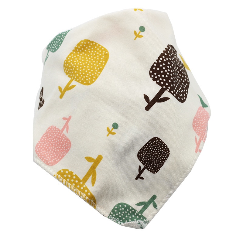 Baby Bibs Cotton Triangle Double Layers Cotton